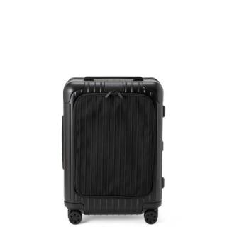 [1-3泊] リモワ エッセンシャルスリーブ キャビン 37L マットブラック 4輪 RIMOWA ESSENTIAL SLEEVE CABIN