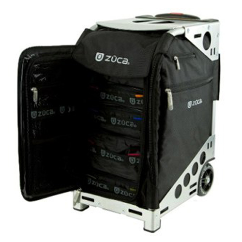 [1-3泊] ZUCA PRO Travel 32L Silver / Black 2輪 「スタンダードパッキングポーチセット+トラベルカバー」