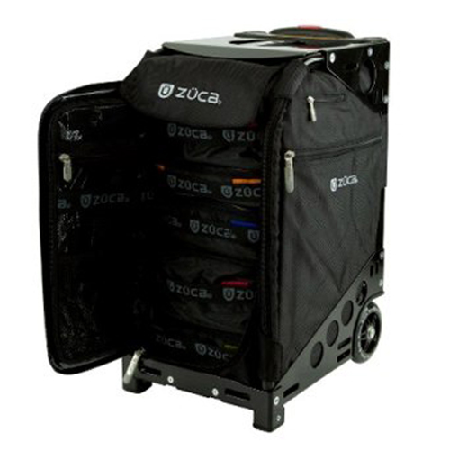[1-3泊] ZUCA PRO Travel 32L Black / Black 2輪 「スタンダードパッキングポーチセット+トラベルカバー」 効率の良いパッキングと、必要なものを素早く取り出せる機能性を同時に実現。フタ裏にはポケット機能が充実しており、荷物の整理が簡単にできます。