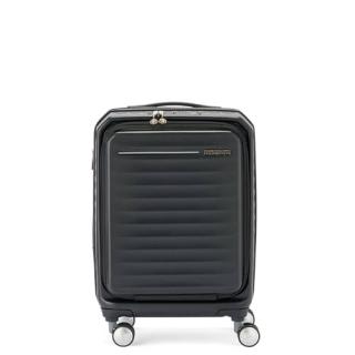 [1-3泊] アメリカンツーリスター フロンテック スピナー エキスパンダブル 38/43L ジェットブラック 4輪 AMERICAN TOURISTER