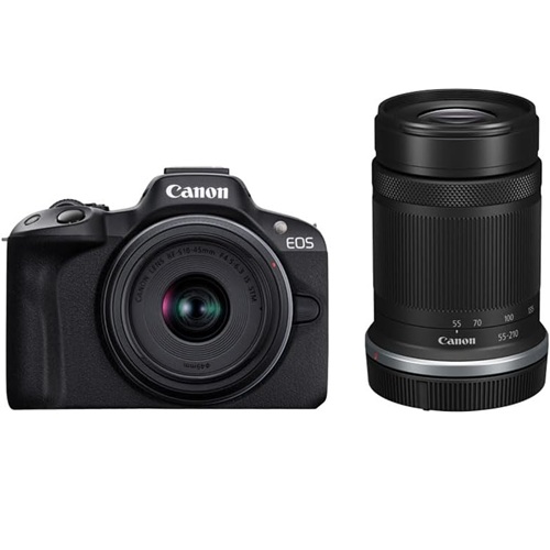 CANON(キャノン) EOS R50 ダブルズームキット ミラーレス一眼 ブラック