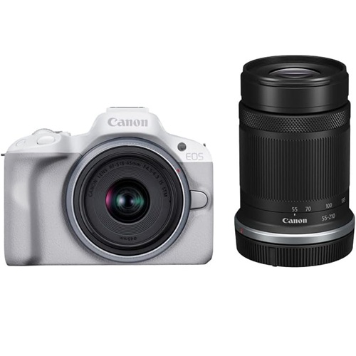 CANON(キャノン) EOS R50 ダブルズームキット ミラーレス一眼 ホワイト