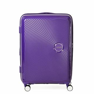 [5-10泊] アメリカンツーリスター サウンドボックス スピナー エキスパンダブル 71/81L  パープル 4輪 AMERICAN TOURISTER