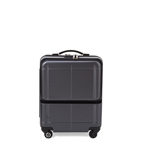 耐衝撃性と耐久性に優れたポリカーボネートハイブリッド樹脂を使用した頑丈で軽量なスーツケースです。