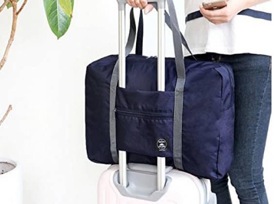 対応策　スーツケースを2つに分ける、もしくは旅行用品の折りたたみ旅行バッグにて、増え過ぎてしまった荷物を分散する事です。